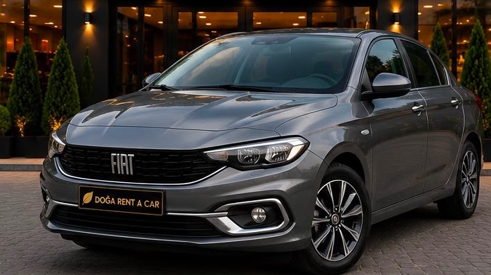 Fiat Egea на механике Прокат машины в Кемере — прокат авто в Турции